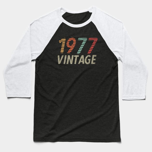 Vintage 1977 Baseball T-Shirt by Zen Cosmos Official